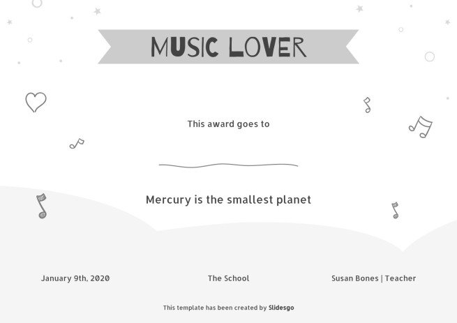 올해의 재미있는 학생상 프레젠테이션 템플릿