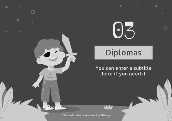 올해의 재미있는 학생상 프레젠테이션 템플릿