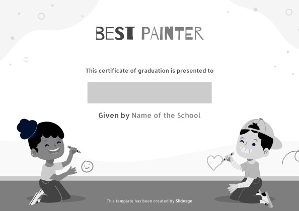 올해의 재미있는 학생상 프레젠테이션 템플릿