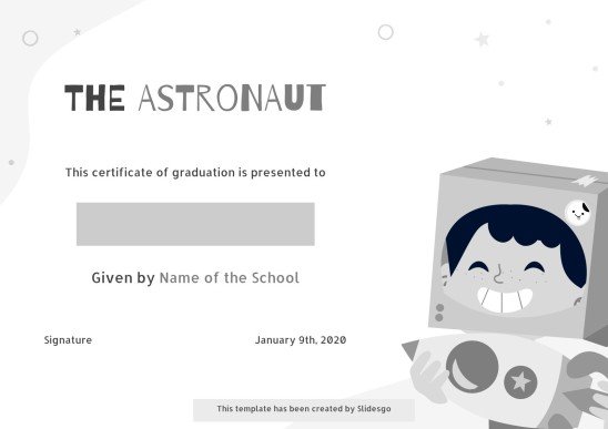 올해의 재미있는 학생상 프레젠테이션 템플릿