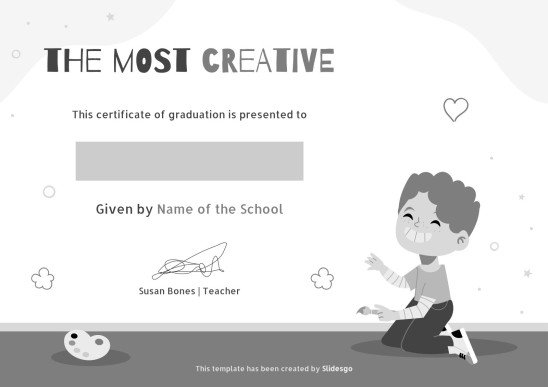 올해의 재미있는 학생상 프레젠테이션 템플릿