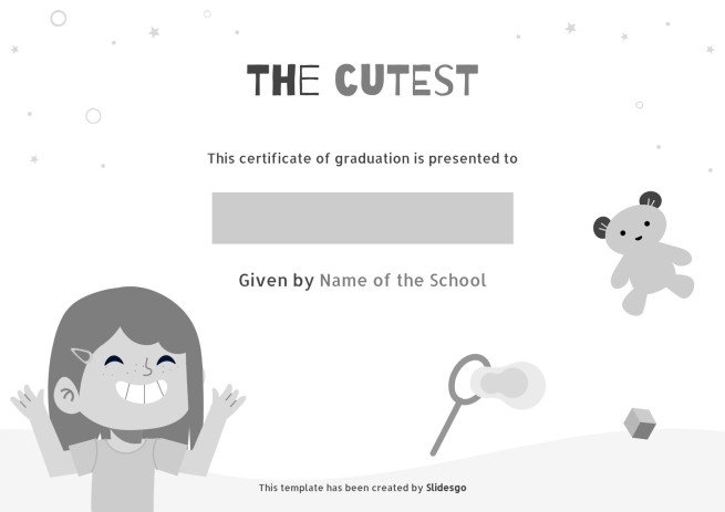 올해의 재미있는 학생상 프레젠테이션 템플릿