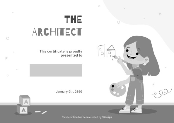 올해의 재미있는 학생상 프레젠테이션 템플릿