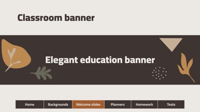 Elegant Education Pack for Teachers presentation template 