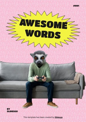 고급 크로스워드 퍼즐 프레젠테이션 템플릿