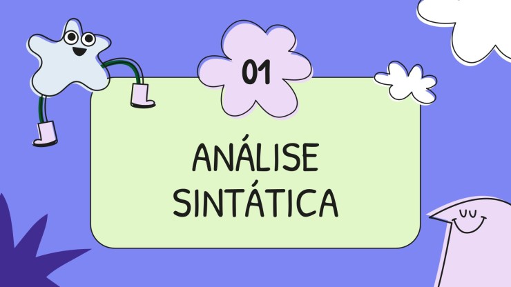 Modelo de apresentação Análise sintática: parte 1