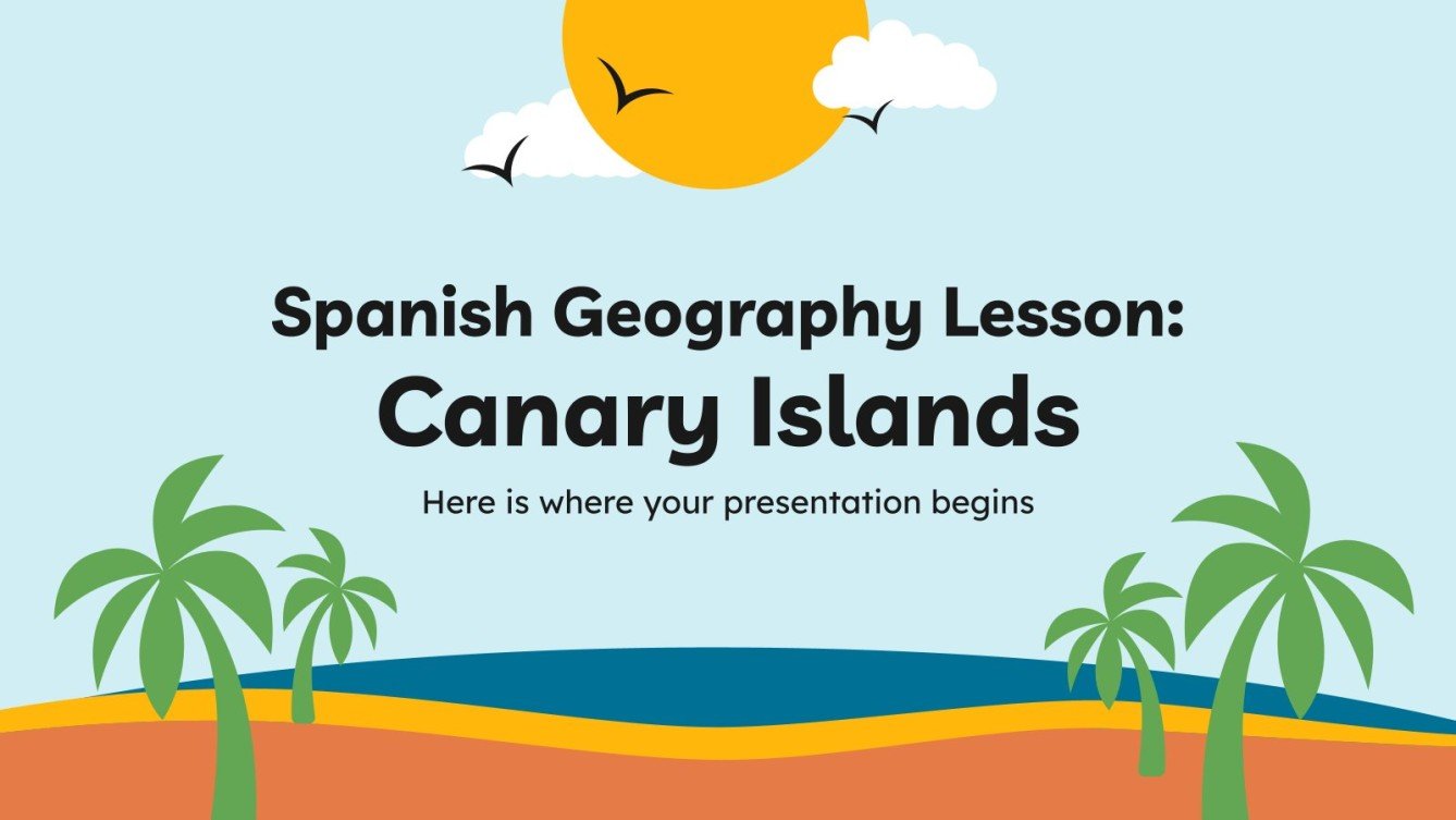 Spanish Geography Lesson Canary Islands Google Slides