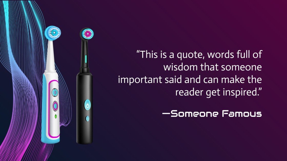 Electric Toothbrush Marketing Plan Google Slides & PPT