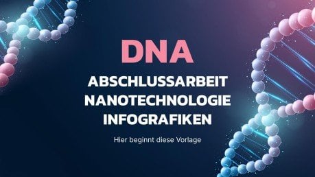 Abschlussarbeit zur DNA-Nanotechnologie Infografiken Präsentationsvorlage