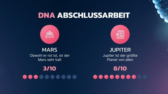 Infographies sur la thèse sur la nanotechnologie de l'ADN Modèles de présentation