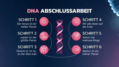 DNA 나노기술 논문 인포그래픽 프레젠테이션 템플릿