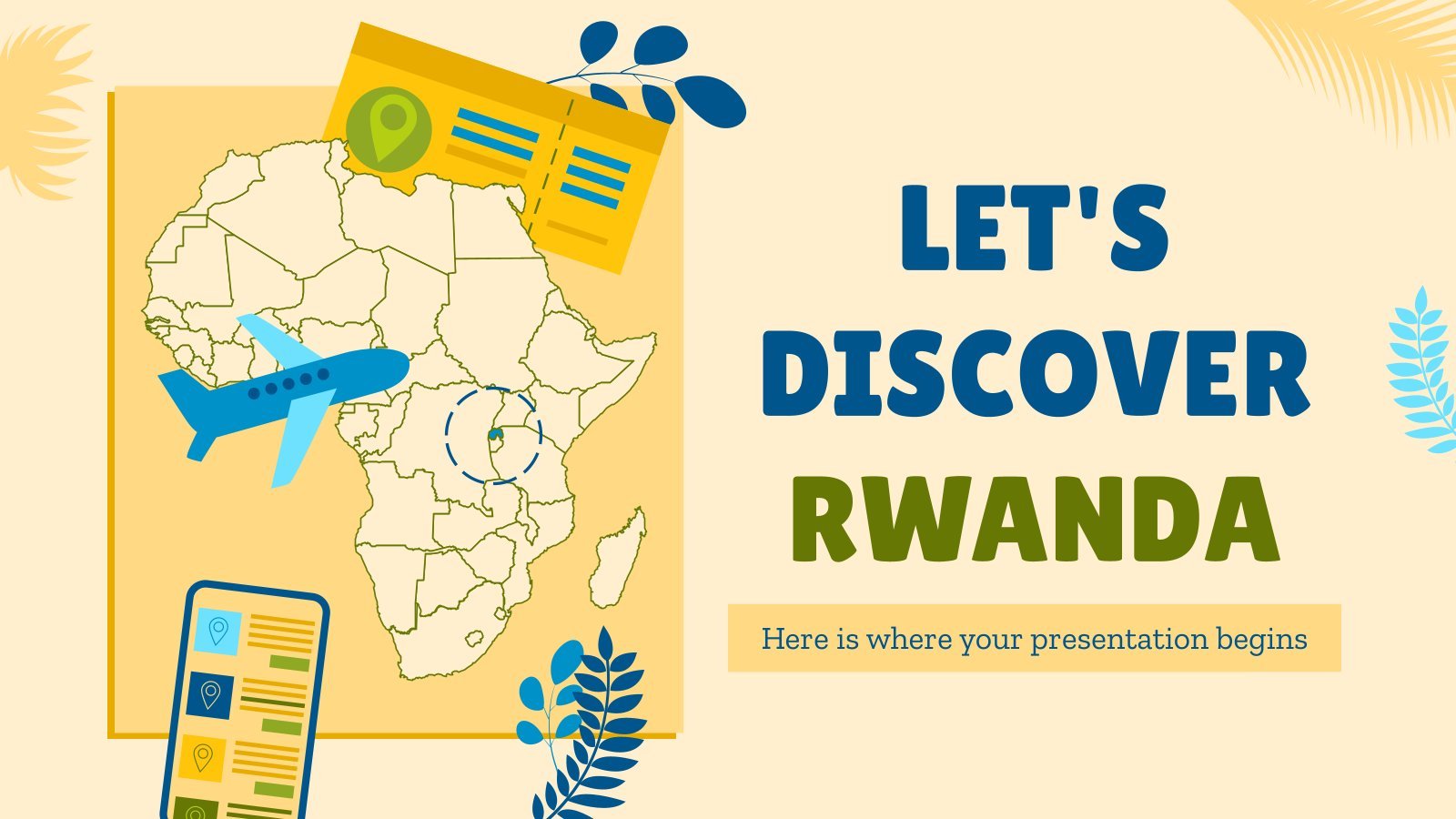 Let's Discover Rwanda presentation template 