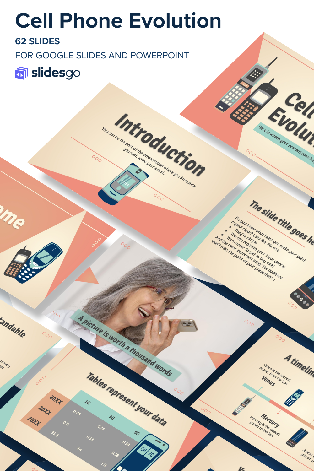 Cell Phone Evolution | Google Slides & PPT