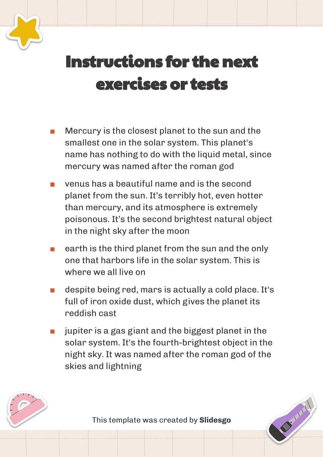 Multiple-Choice Test Worksheets | Google Slides &amp; PPT