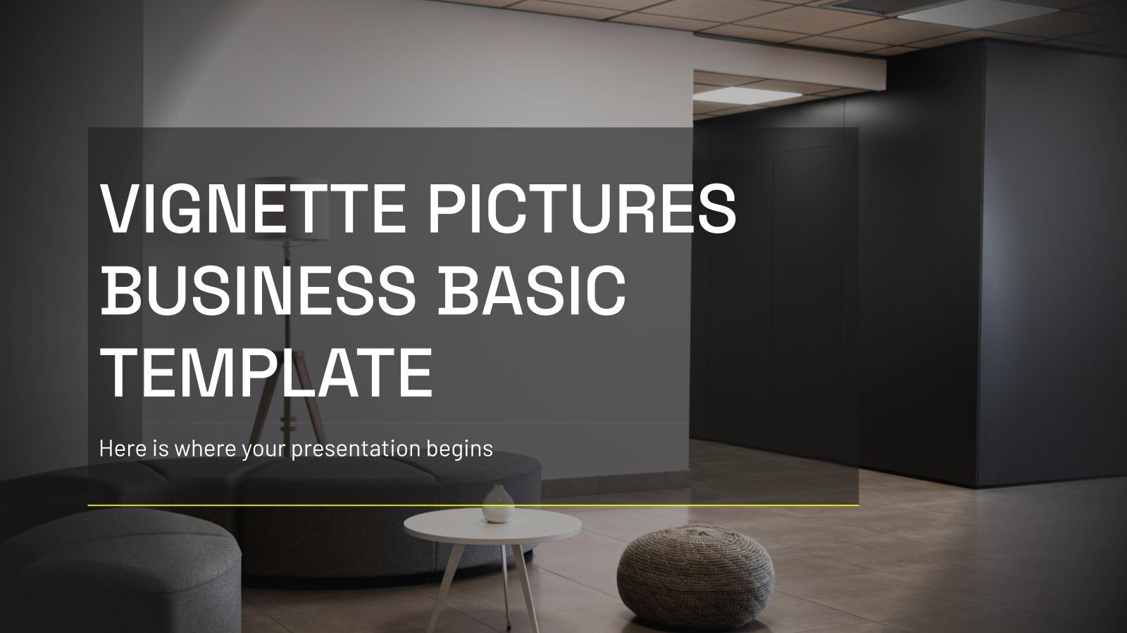 Vignette Bilder Business Basic Vorlage Präsentationsvorlage