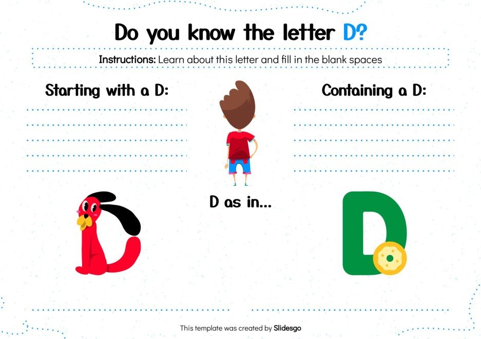Learning the Alphabet Game for PreK Google Slides