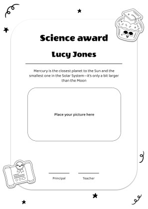 Award Ceremony for Pre-K presentation template 