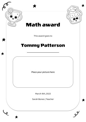 Award Ceremony for Pre-K presentation template 