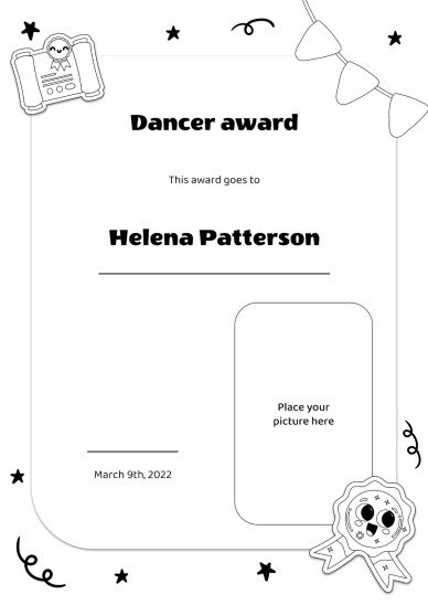 Award Ceremony for Pre-K presentation template 