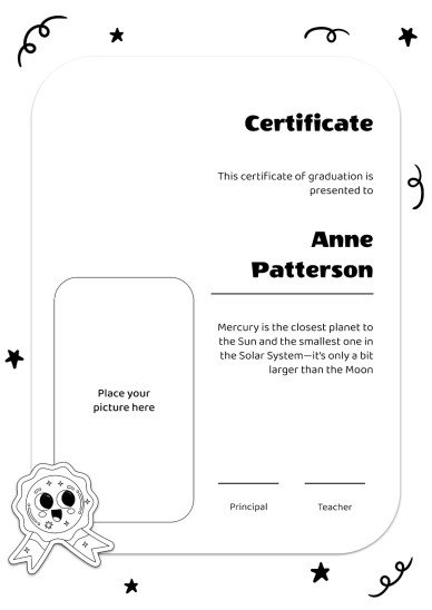 Award Ceremony for Pre-K presentation template 