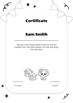 Award Ceremony for Pre-K presentation template 