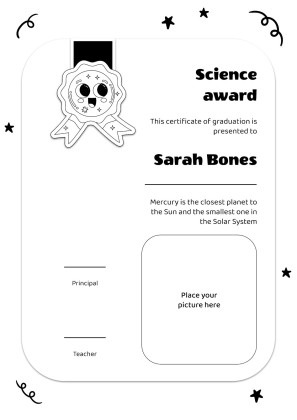 Award Ceremony for Pre-K presentation template 