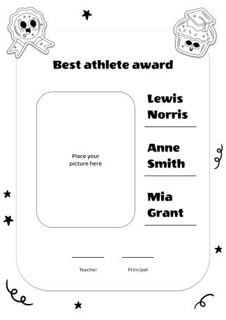 Award Ceremony for Pre-K presentation template 