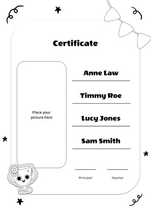 Award Ceremony for Pre-K presentation template 