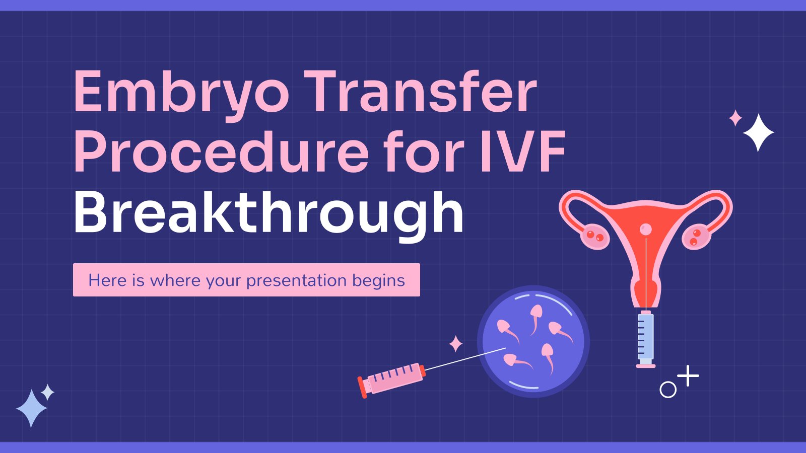 Embryo Transfer Procedure for IVF Breakthrough presentation template 