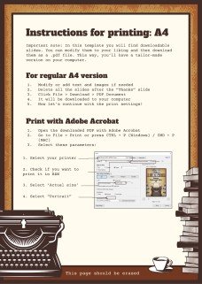 Ancien CV à la machine à écrire Modèles de présentation