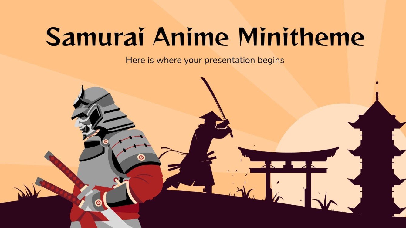 Samurai Anime Minitheme | Google Slides & PowerPoint Template