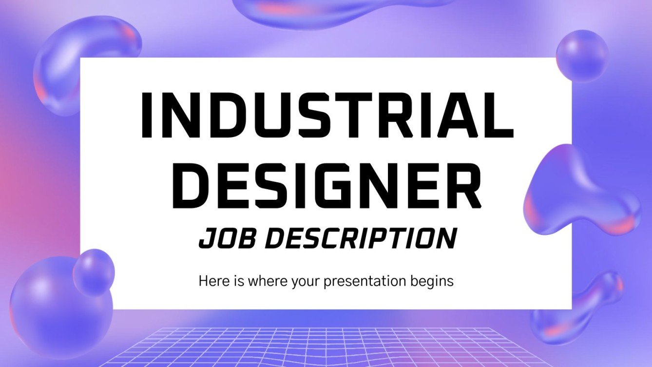 Industrial Designer Job Description Google Slides & PPT