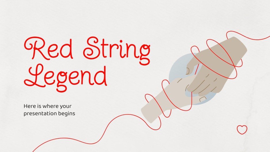 Red String Legend Google Slides & PowerPoint