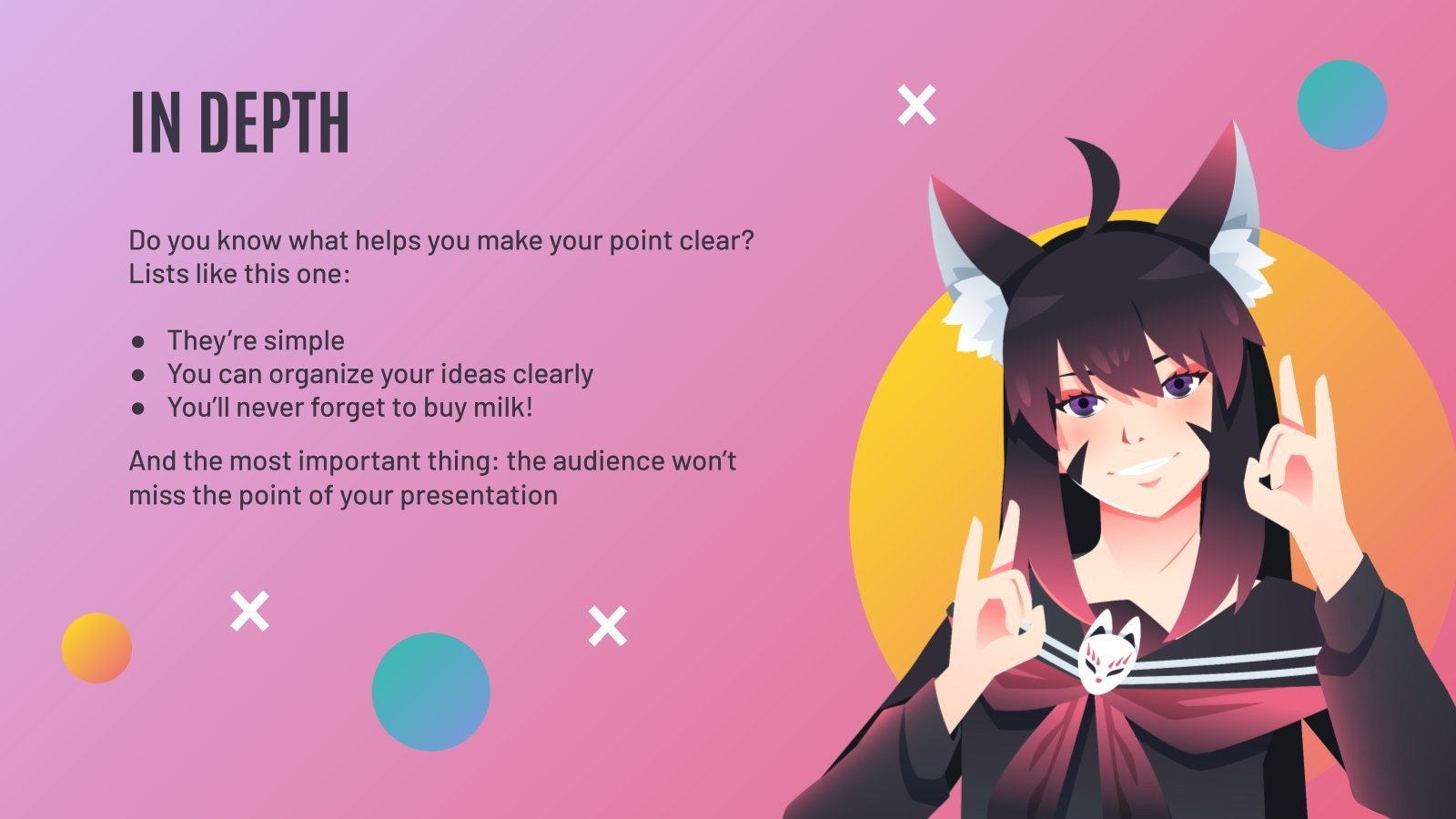 Anime Cosplay Newsletter | Google Slides & PowerPoint