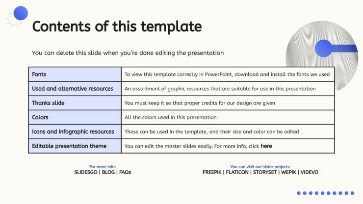 Boîte à outils géométrique simple pour le conseil Modèles de présentation