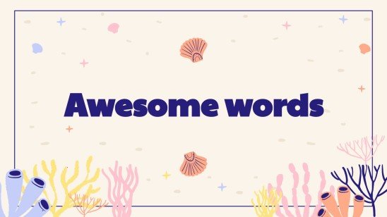 World's Largest Coral Reefs Minitheme presentation template 