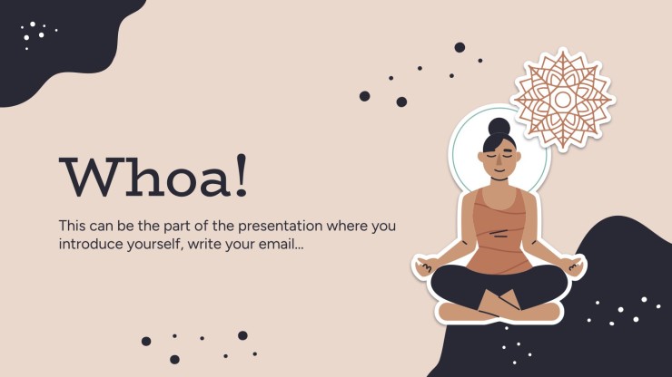 Let's Celebrate World Meditation Day! presentation template 