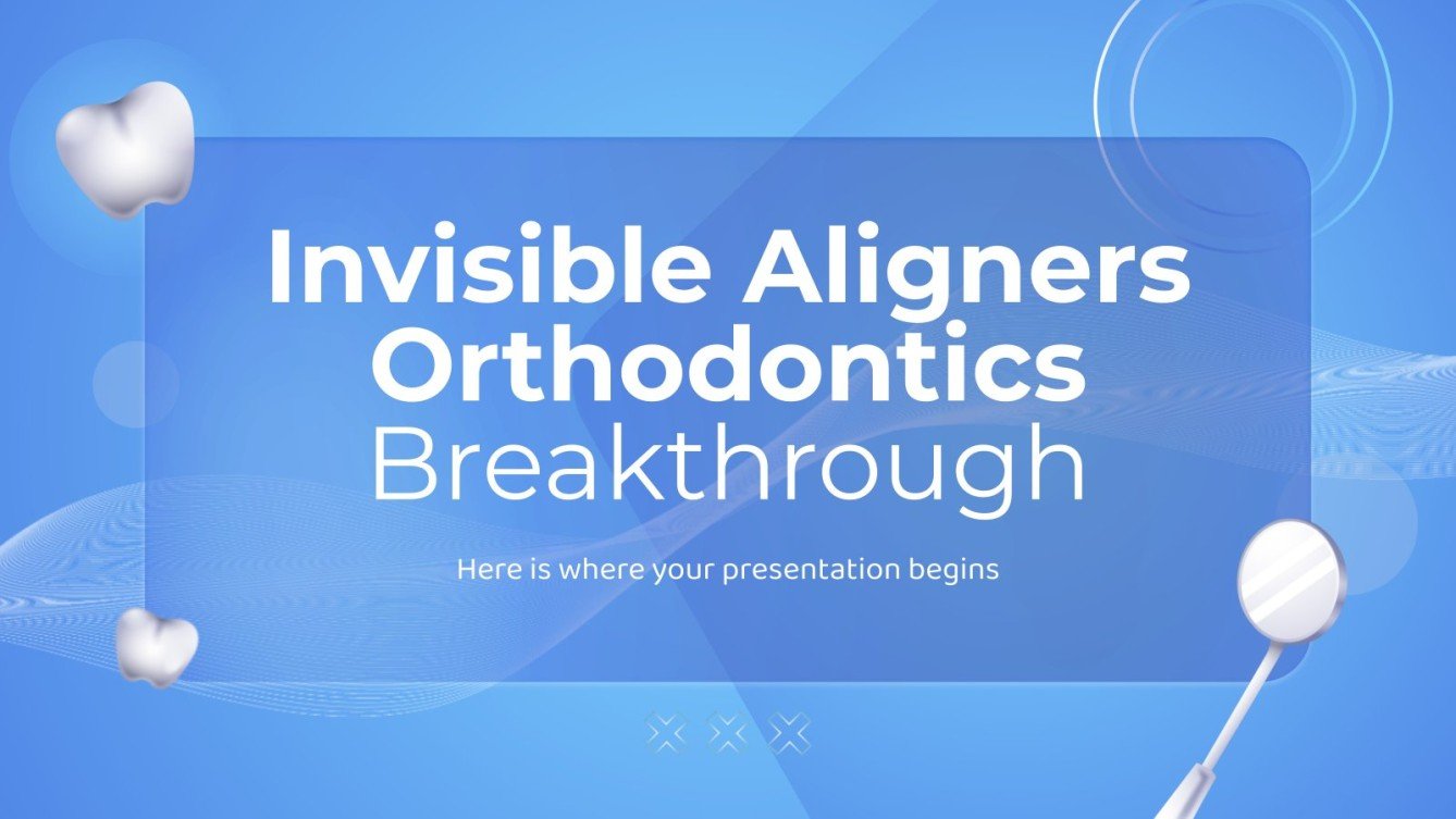 Invisible Aligners Orthodontics Breakthrough Google Slides