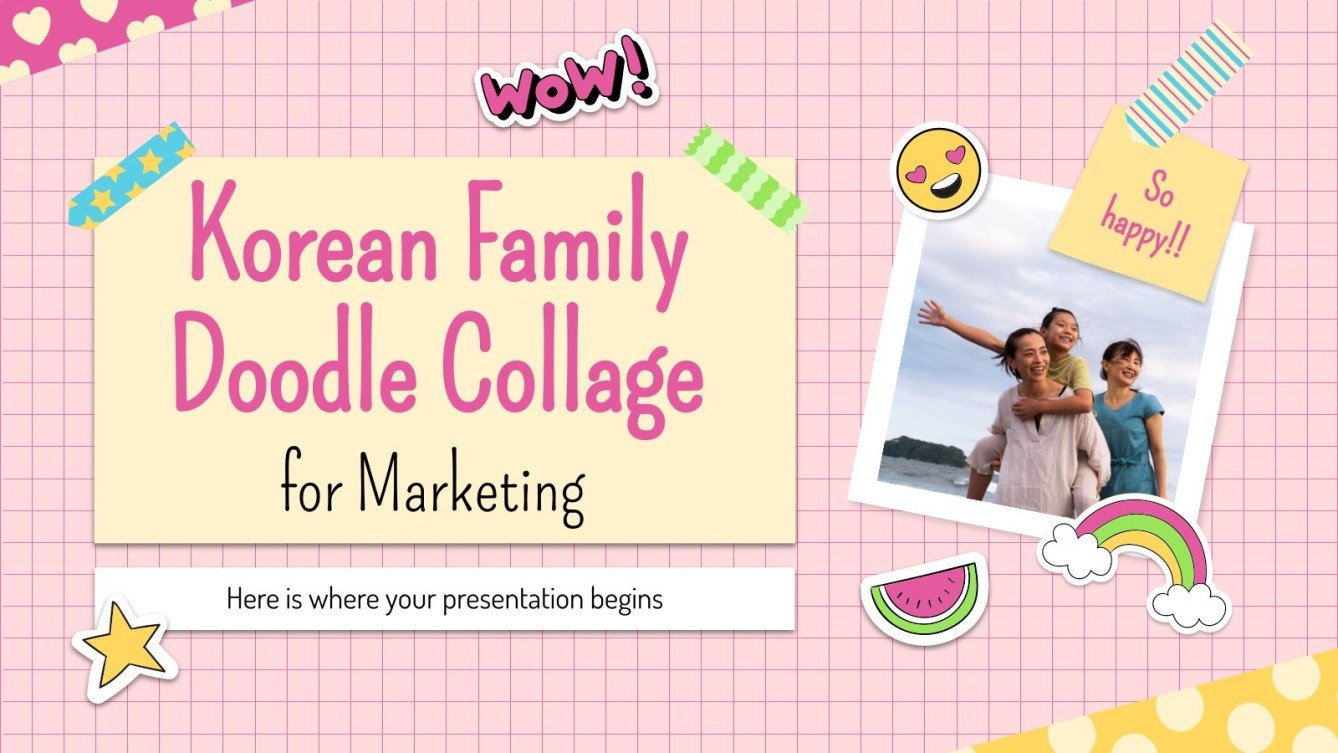 Kostenlose Collage Vorlagen für Google Slides und PowerPoint