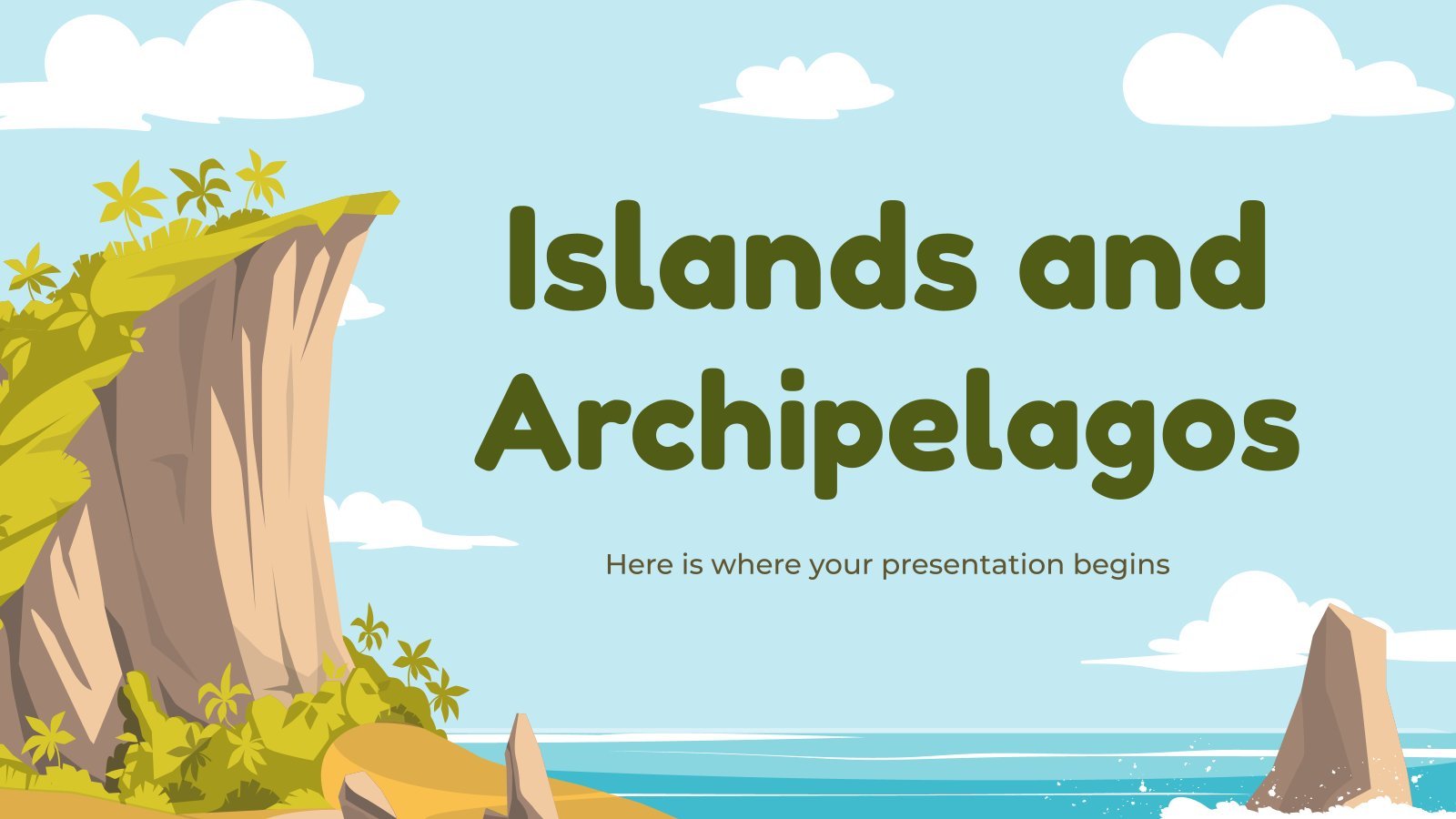 Free island-themed templates for Google Slides & PowerPoint