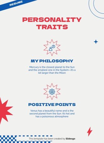 Plantilla de presentación Currículo profesional de entrenadora de animadoras