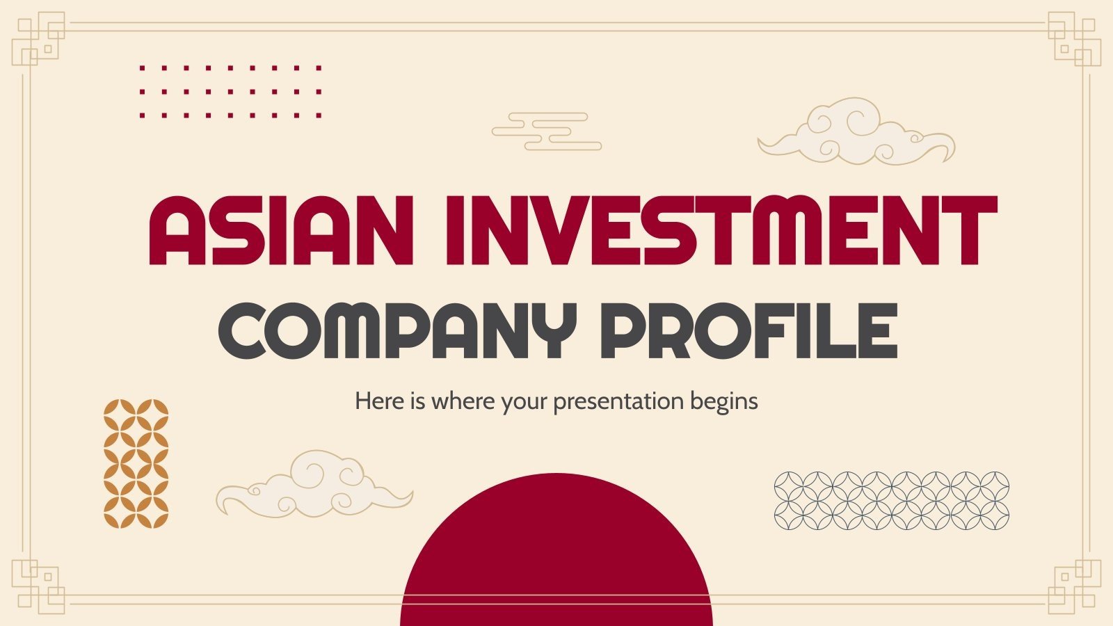 Asian Investment Company Profile Google Slides and PPT