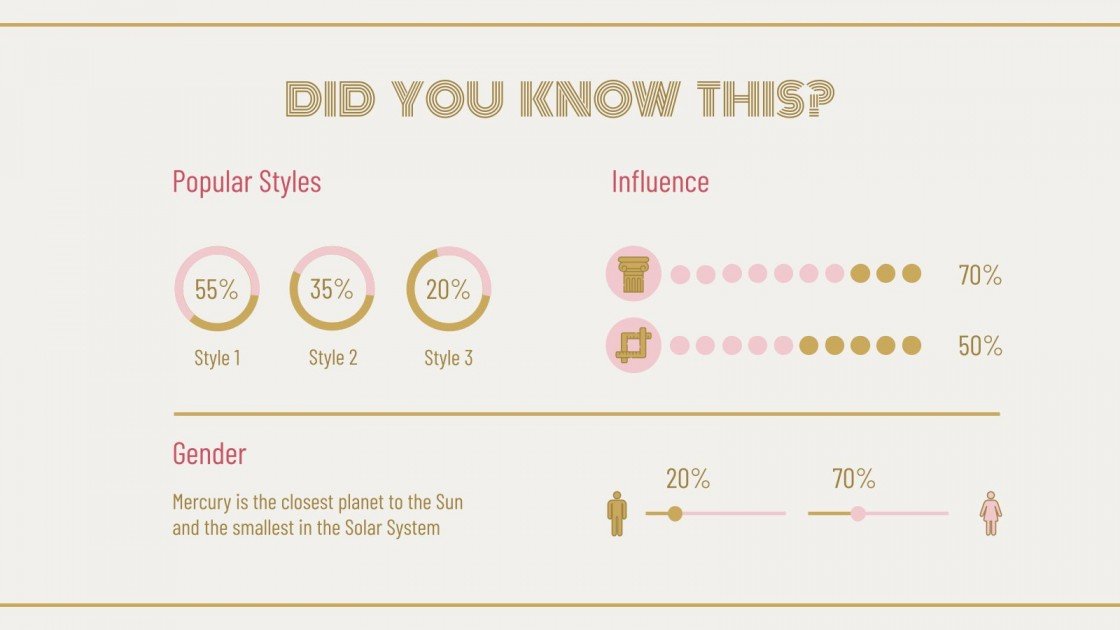 Art Deco Lesson Google Slides theme and PowerPoint template