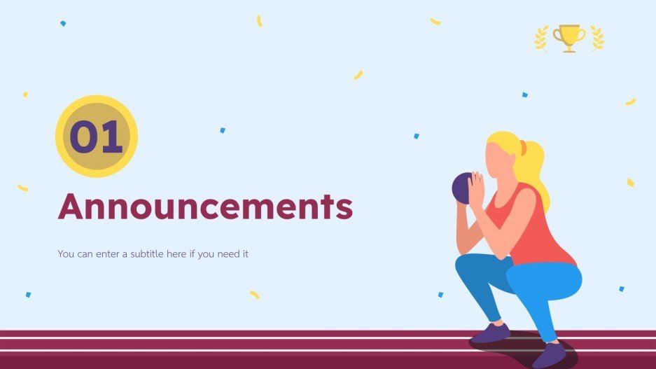 World Champion Athletes Newsletter | Google Slides & PPT