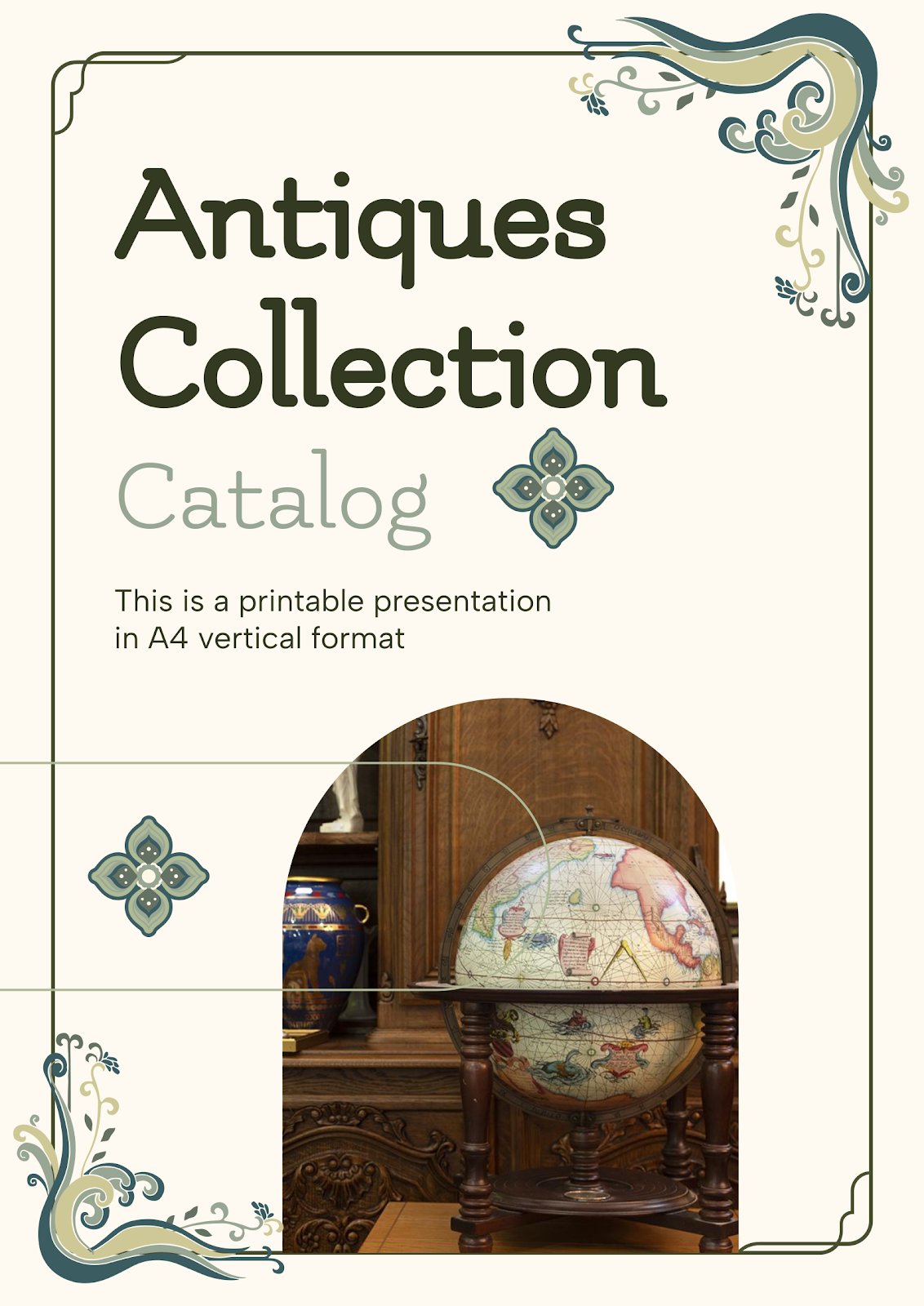 AntiquitätenKatalog Google Slides & PPT