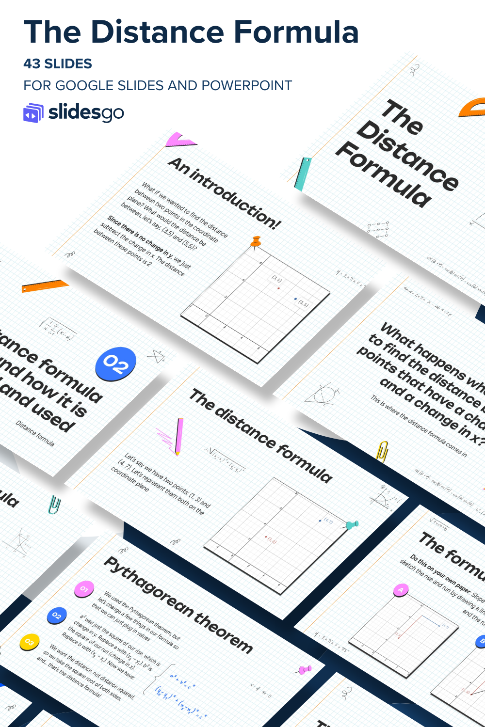 The Distance Formula | Google Slides & PowerPoint