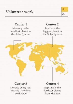 Newspaper Columnist CV presentation template