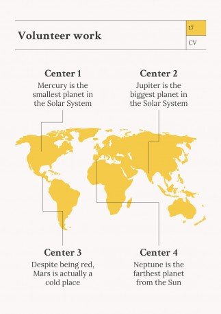 Newspaper Columnist CV presentation template