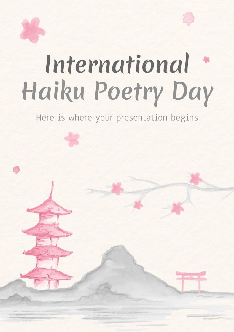 International Haiku Poetry Day | Google Slides and PowerPoint