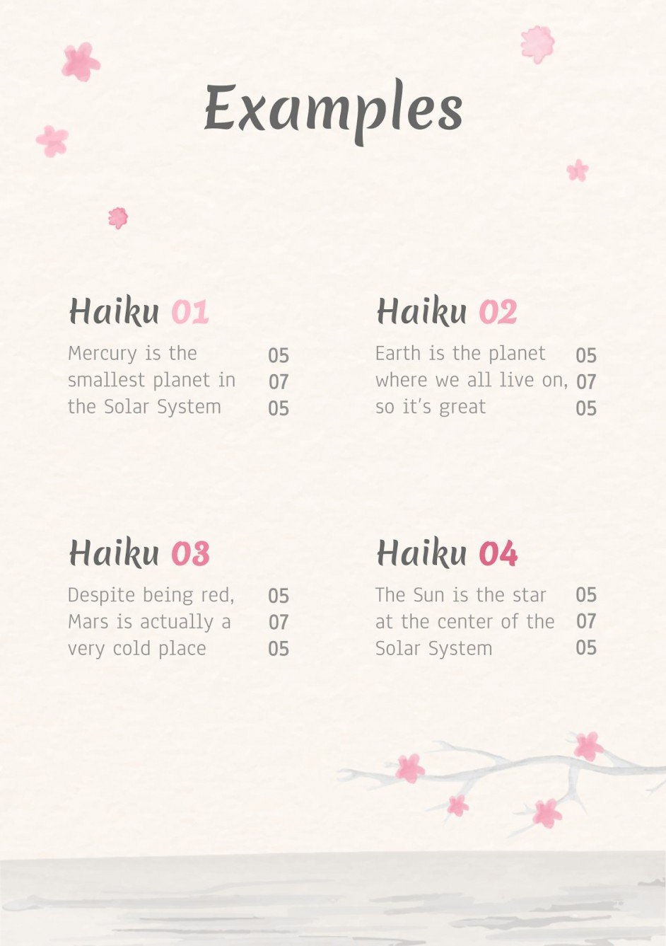 International Haiku Poetry Day | Google Slides and PowerPoint
